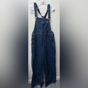 Vintage Lee work wear Light Blue Denim Overalls with Contrast Stitching